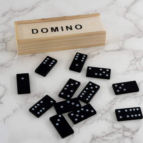 Dominoes Game in Wooden Box by The Magic Toy Shop - UKBuyZone