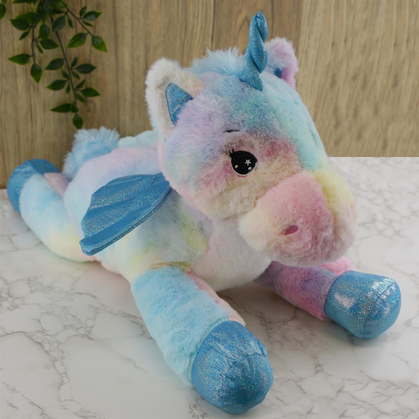 Unicorn with Sparkling Wings - Soft Toy by The Magic Toy Shop - UKBuyZone