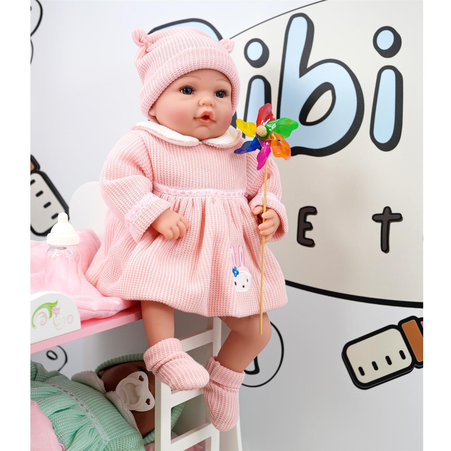 BiBi Outfits - Reborn Doll Clothes (Pink Dress) (50 cm / 20") by BiBi Doll - UKBuyZone