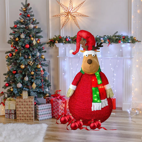 Collapsible Raindeer Christmas Decoration with LED lights by Tha Magic Toy Shop - UKBuyZone