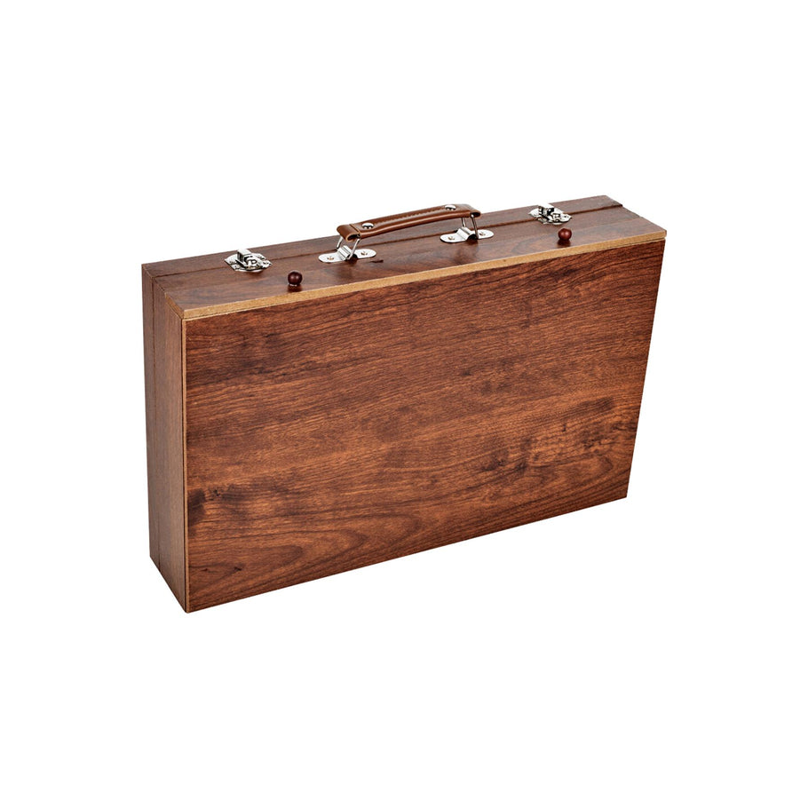 112 PCS Wooden Case Kids Art Set - Brown - Art Set - Art Set - Graphite ...