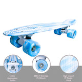 Retro Skateboard Blue by The Magic Toy Shop - UKBuyZone