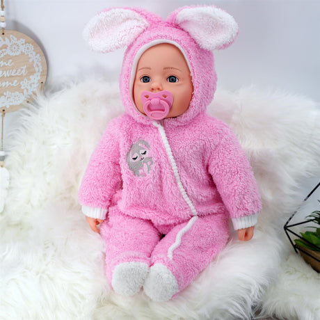 20” Bibi Girl Doll In Baby Pink Jumpsuit by BiBi Doll - UKBuyZone