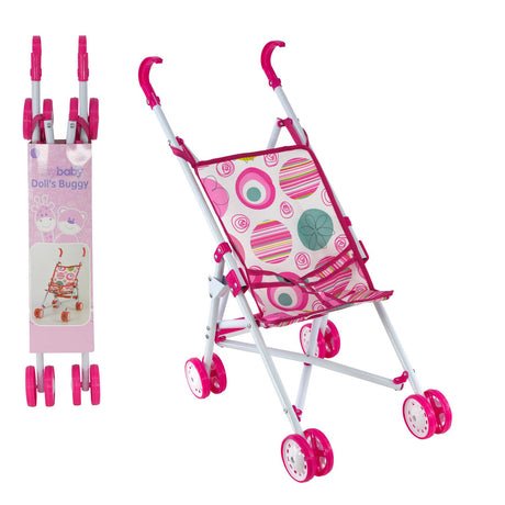 Baby Dolls Stroller - Pink by BiBi Doll - UKBuyZone