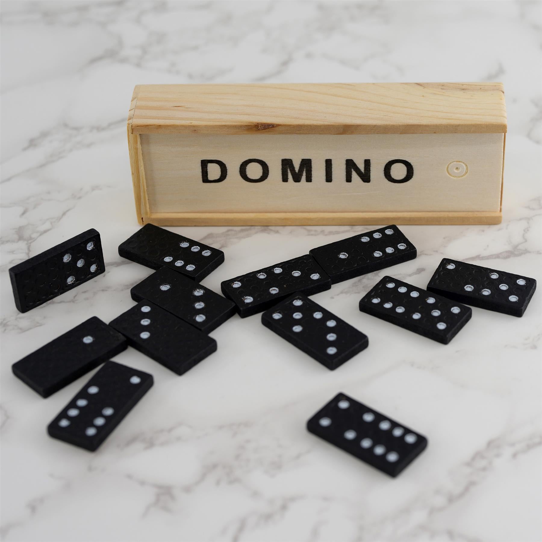 Dominoes Game in Wooden Box by The Magic Toy Shop - UKBuyZone