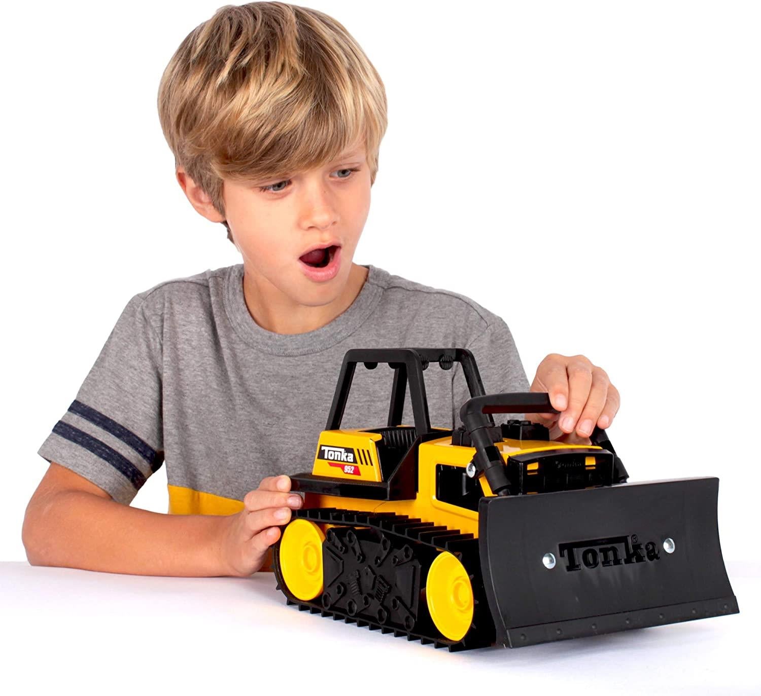 Tonka Steel Classics Bulldozer, Kids Construction Toys by Tonka - UKBuyZone