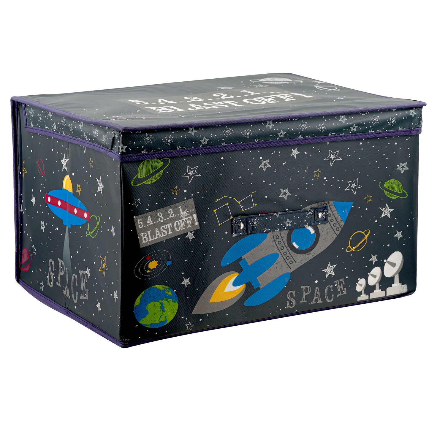 Blast Off Large Storage Box by The Magic Toy Shop - UKBuyZone