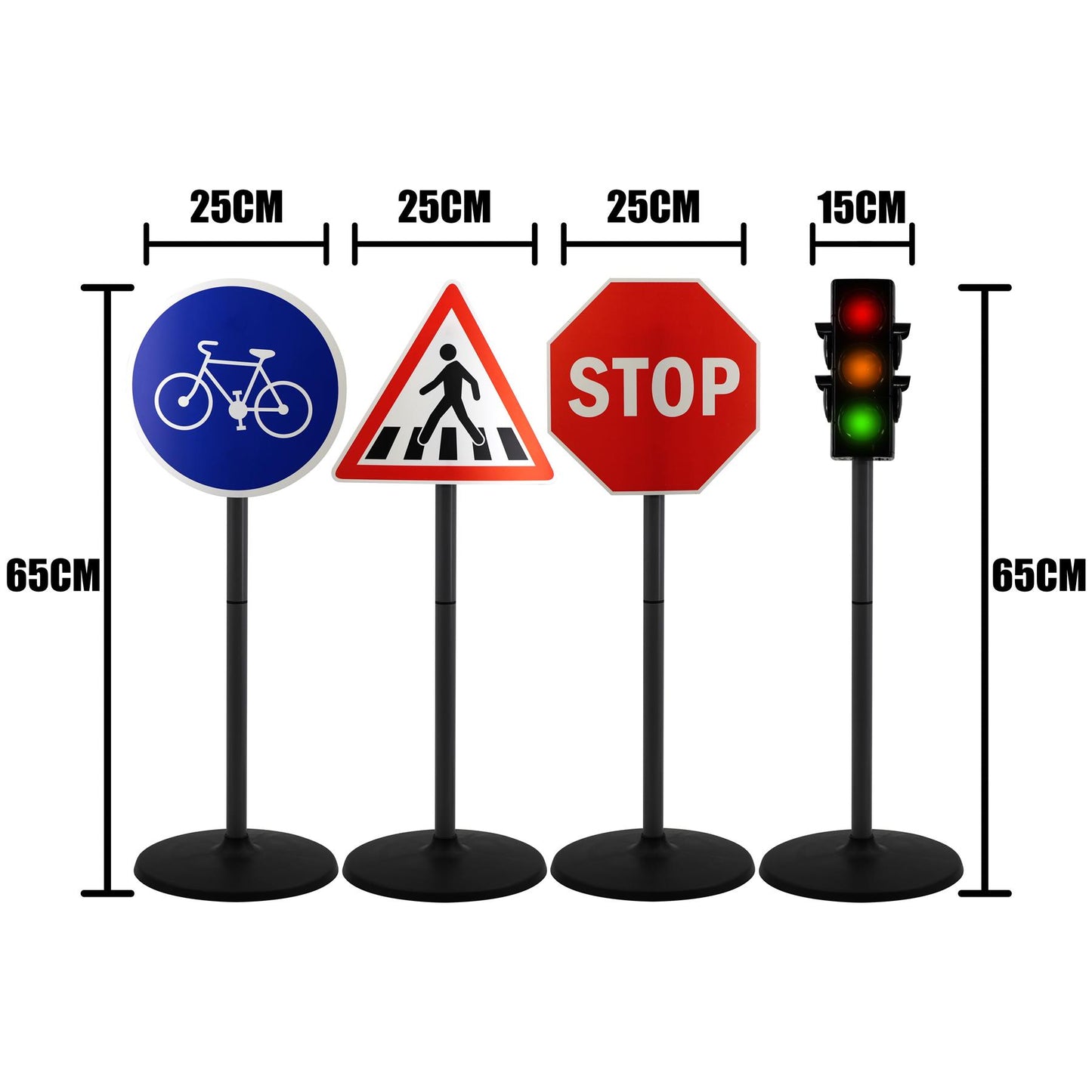 Set of Road Signs and Traffic Lights by The Magic Toy Shop - UKBuyZone