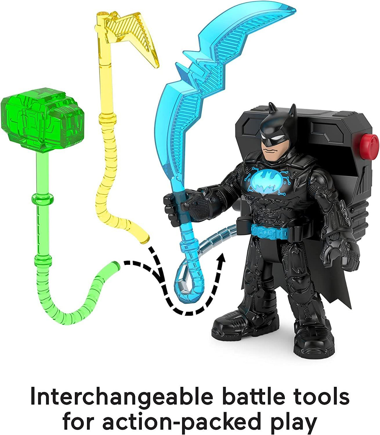 DC Playset with Supreheroes and Supervillains Batman World by Fisher Price Imaginext - UKBuyZone