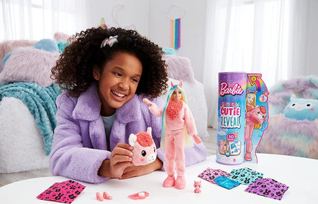 Barbie Cutie Reveal Doll with Llama Plush by Barbie - UKBuyZone