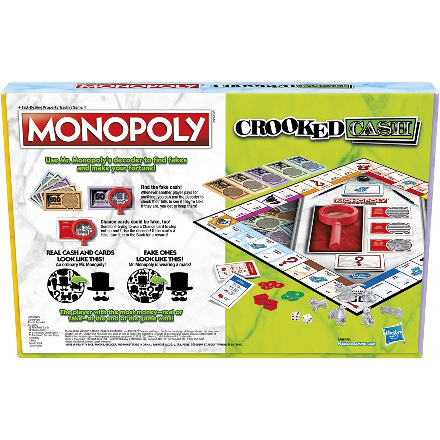 Monopoly Crooked Cash Edition Board game by Monopoly - UKBuyZone