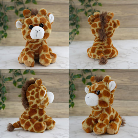 Set of 6 Soft Plush Animals Toys by The Magic Toy Shop - UKBuyZone