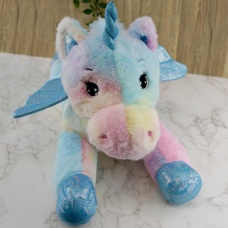 Unicorn with Sparkling Wings - Soft Toy by The Magic Toy Shop - UKBuyZone