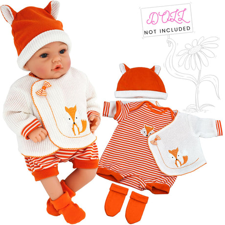 BiBi Outfits - Reborn Doll Clothes (Fox) (50 cm / 20") by BiBi Doll - UKBuyZone