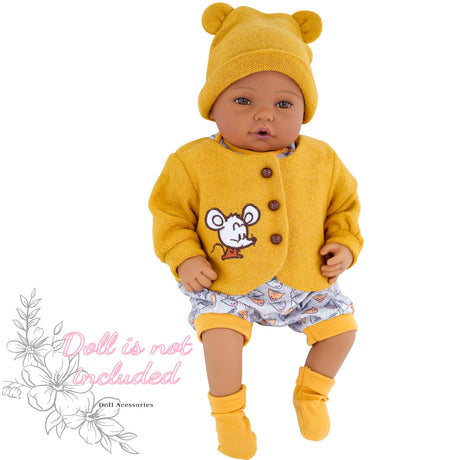 BiBi Outfits - Reborn Doll Clothes (Mouse) (50 cm / 20") by BiBi Doll - UKBuyZone