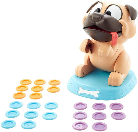 Puglicious Kids Game, Dog Treat-Stacking Challenge with Hungry Puppy by Mattel - UKBuyZone