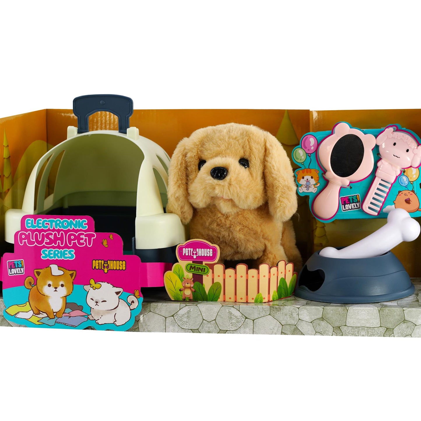Electronic Plush Dog Carrier Set by The Magic Toy Shop - UKBuyZone