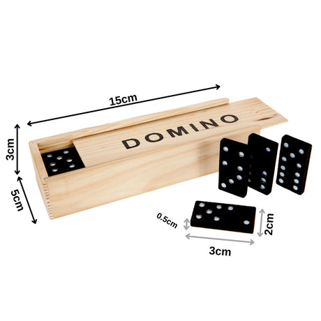 Dominoes Game in Wooden Box by The Magic Toy Shop - UKBuyZone