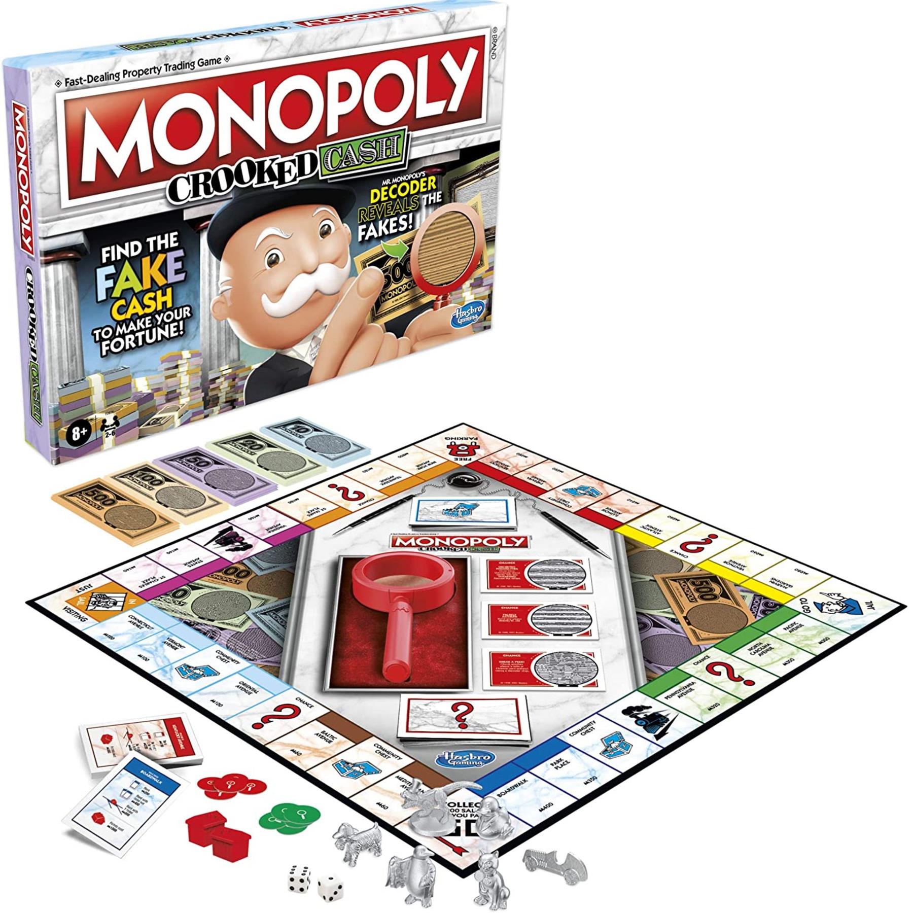 Monopoly Crooked Cash Edition Board game by Monopoly - UKBuyZone