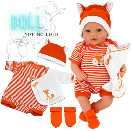 BiBi Outfits - Reborn Doll Clothes (Fox) (50 cm / 20") by BiBi Doll - UKBuyZone