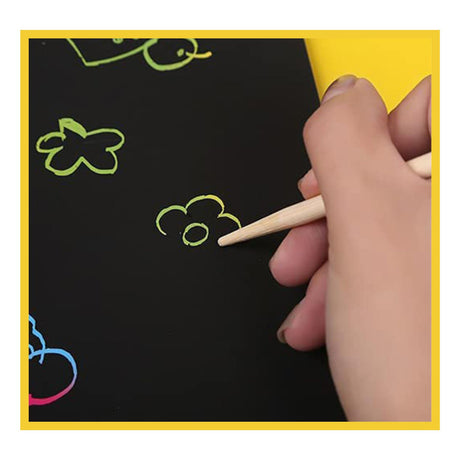 Magic Rainbow Scratch Paper Art Kit for Kids by The Magic Toy Shop - UKBuyZone