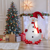 Collapsible Snowman Christmas Decoration with LED lights by The Magic Toy Shop - UKBuyZone