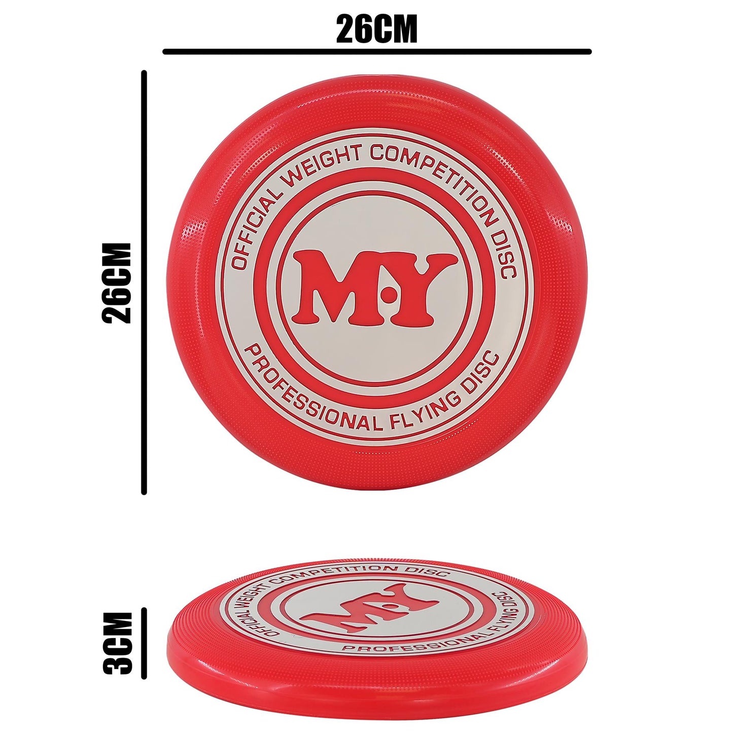 Professional Frisbee 4 Assorted Colours by The Magic Toy Shop - UKBuyZone