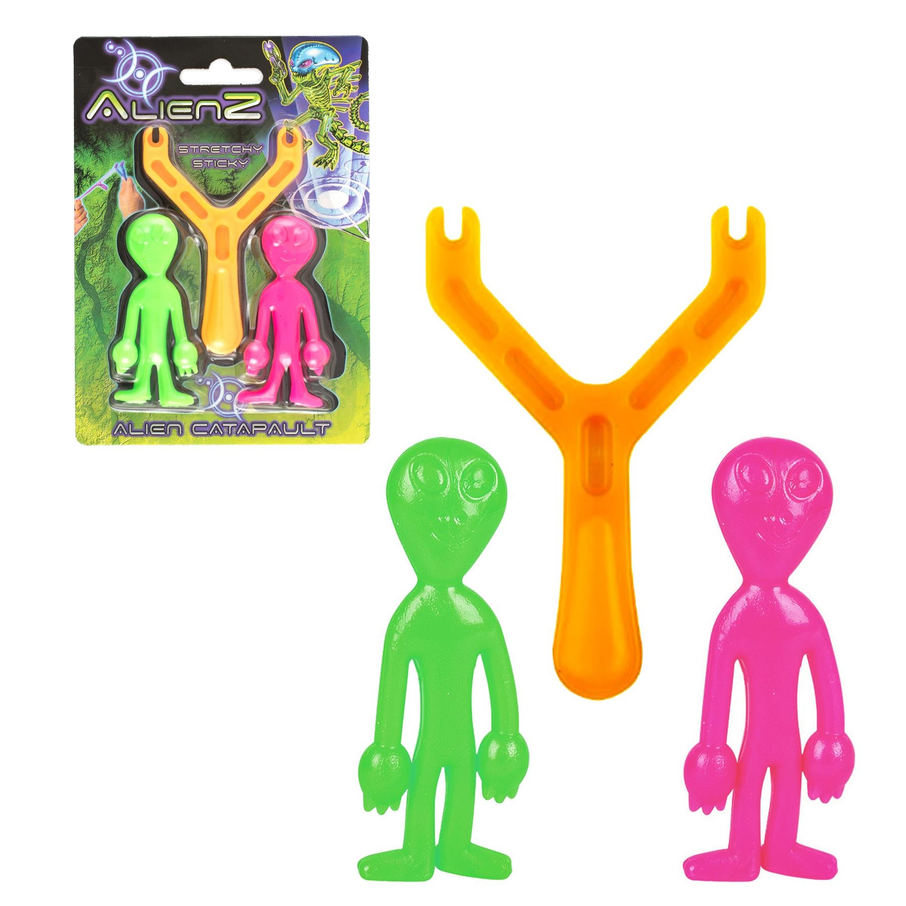 Alien Catapult Stretchy Sticky Slingshot by The Magic Toy Shop - UKBuyZone