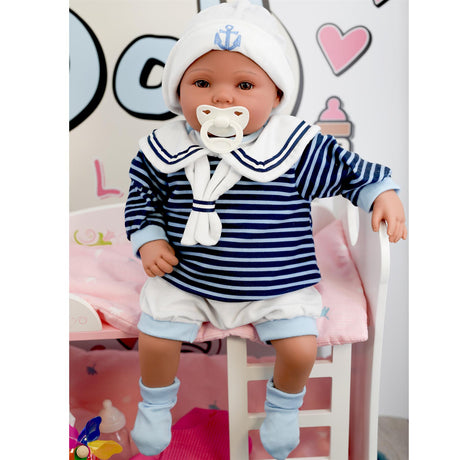 BiBi Outfits - Reborn Doll Clothes (Sailor) (50 cm / 20") by BiBi Doll - UKBuyZone