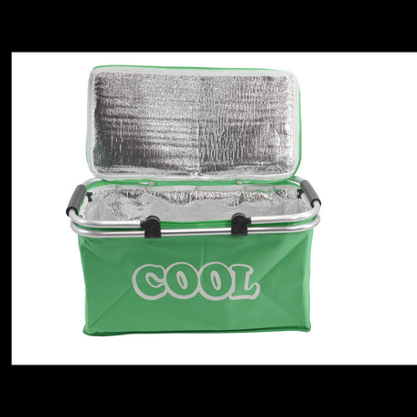 Green Cooler Basket Bag by Geezy - UKBuyZone