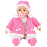 18" Bibi Girl Doll In Pink Coat by BiBi Doll - UKBuyZone