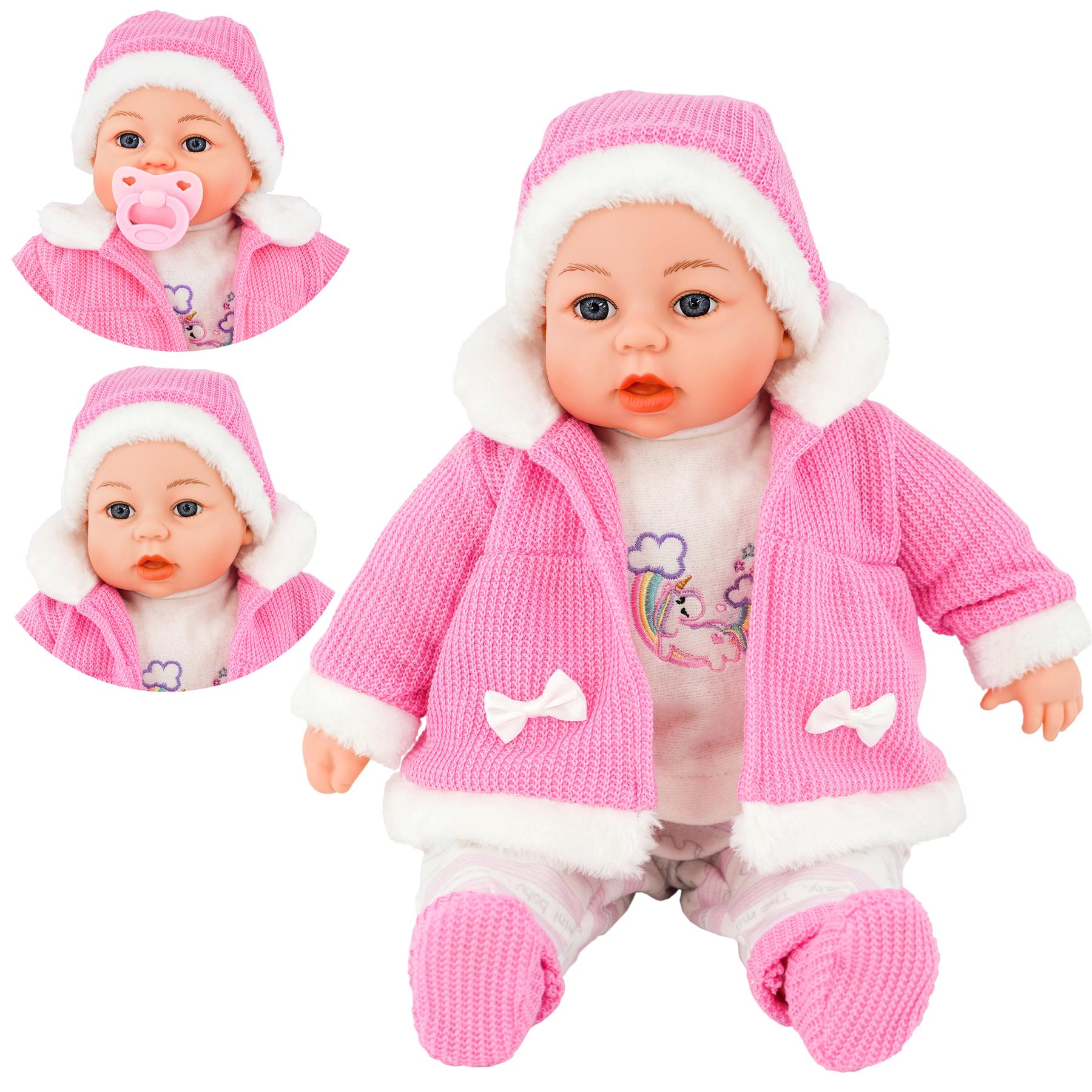18" Bibi Girl Doll In Pink Coat by BiBi Doll - UKBuyZone