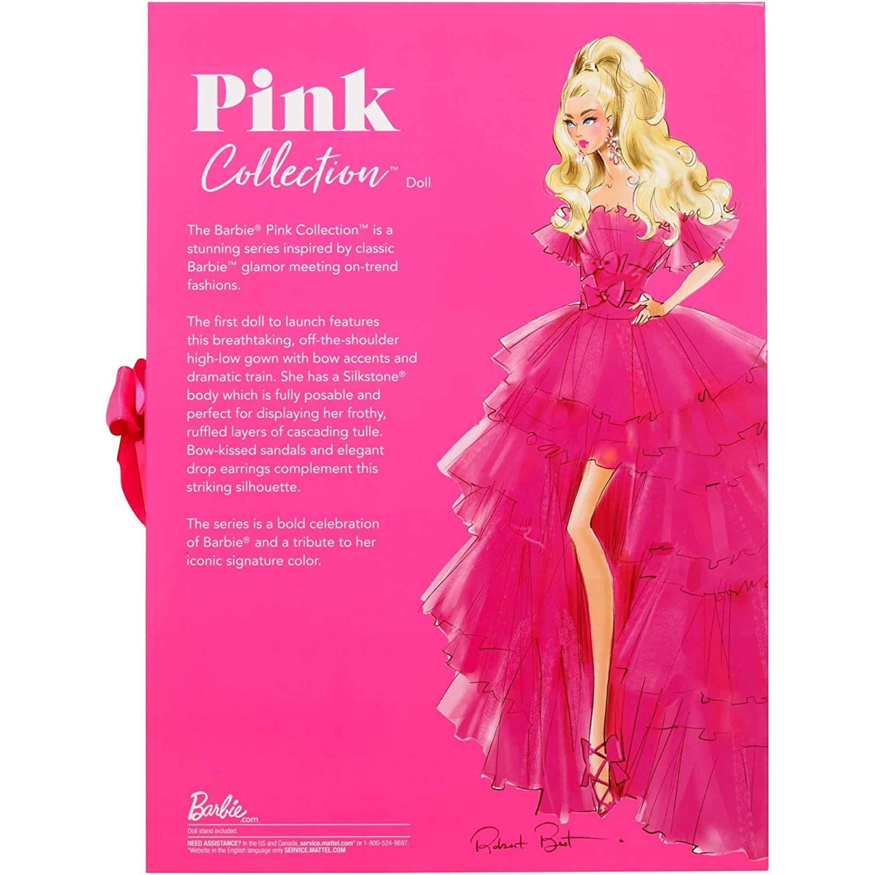 Barbie Pink Collection Doll – Pink Premiere, Barbie Signature Collectable Doll by Barbie - UKBuyZone