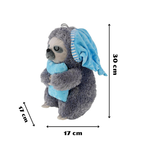 Sloth Plush Toy Stuffed Animal  Baby Gift Blue by The Magic Toy Shop - UKBuyZone