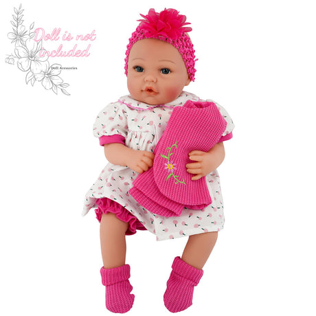 BiBi Outfits - Reborn Doll Clothes (Hot Pink) (50 cm / 20") by BiBi Doll - UKBuyZone