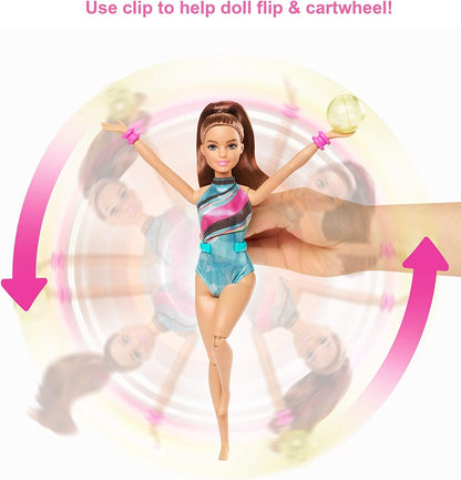 Barbie Spin ‘n Twirl Gymnast Doll and Accessories by Barbie - UKBuyZone