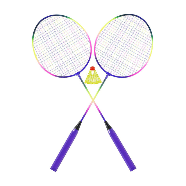 3 Piece Multicoloured Badminton Racquet Set by Geezy - UKBuyZone