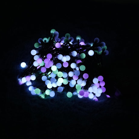 100 Berry Christmas LED Lights Pastel by Geezy - UKBuyZone