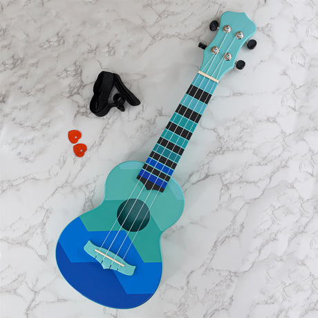 Ukulele 4 Strings Blue Musical Instrument by The Magic Toy Shop - UKBuyZone