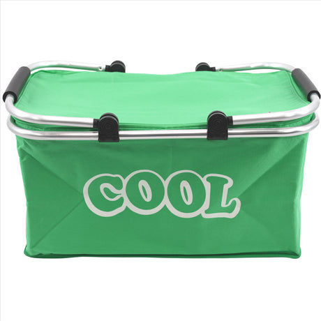 Green Cooler Basket Bag by Geezy - UKBuyZone