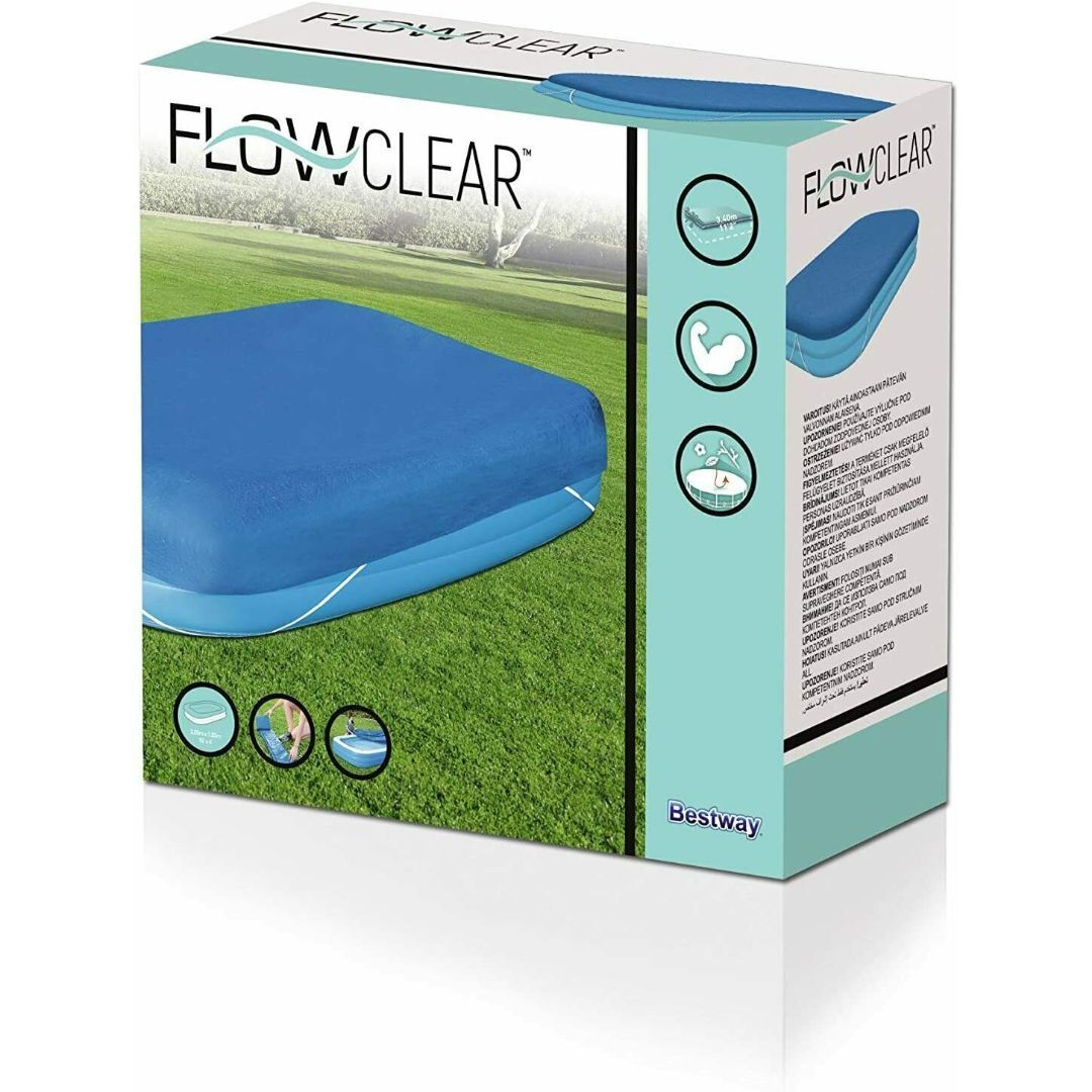 Bestway Pool Bestway Flow Clear Rectangle Pool Covers 8.5 ft