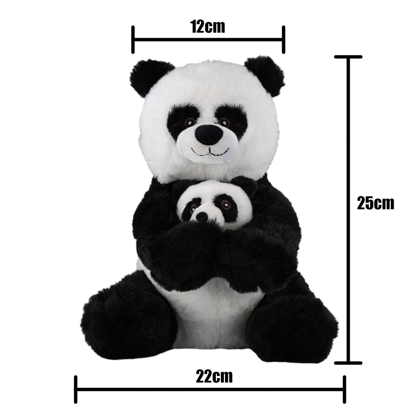 Super Soft Mommy & Baby Panda Plush Toy by The Magic Toy Shop - UKBuyZone