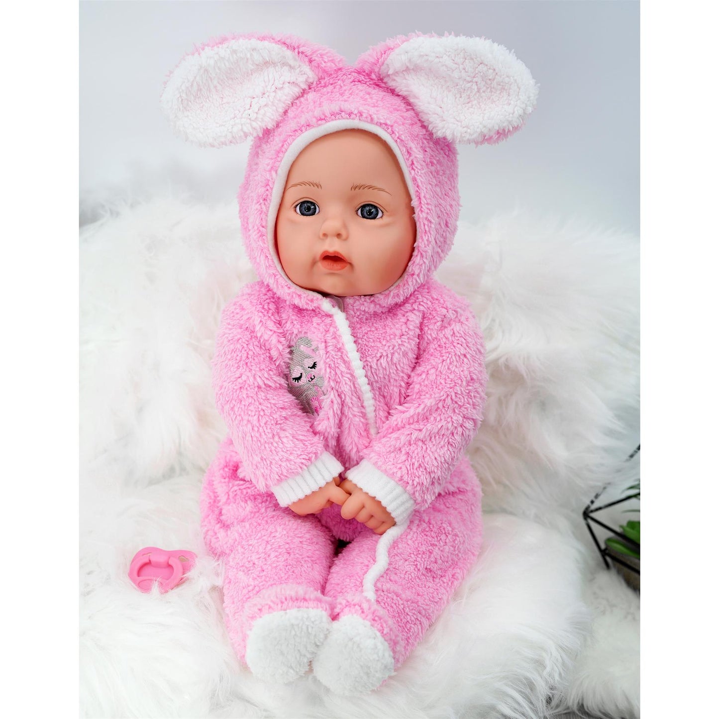 20” Bibi Girl Doll In Baby Pink Jumpsuit by BiBi Doll - UKBuyZone