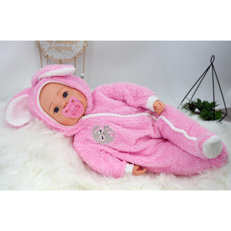 20” Bibi Girl Doll In Baby Pink Jumpsuit by BiBi Doll - UKBuyZone