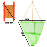 Kids Crab Drop Net w/ Net Bait Bag Holder Fishing by The Magic Toy Shop - UKBuyZone