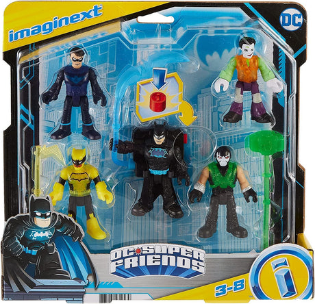 DC Playset with Supreheroes and Supervillains Batman World by Fisher Price Imaginext - UKBuyZone