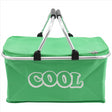 Green Cooler Basket Bag by Geezy - UKBuyZone