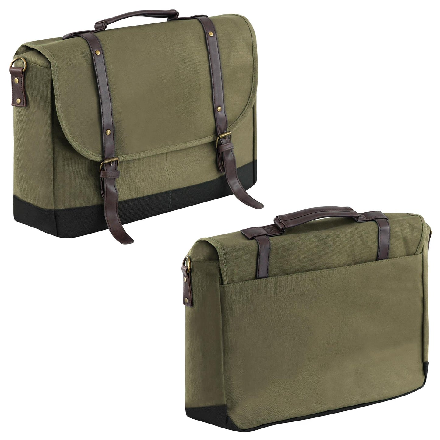 Laptop Shoulder Bag (Khaki) by GEEZY - UKBuyZone