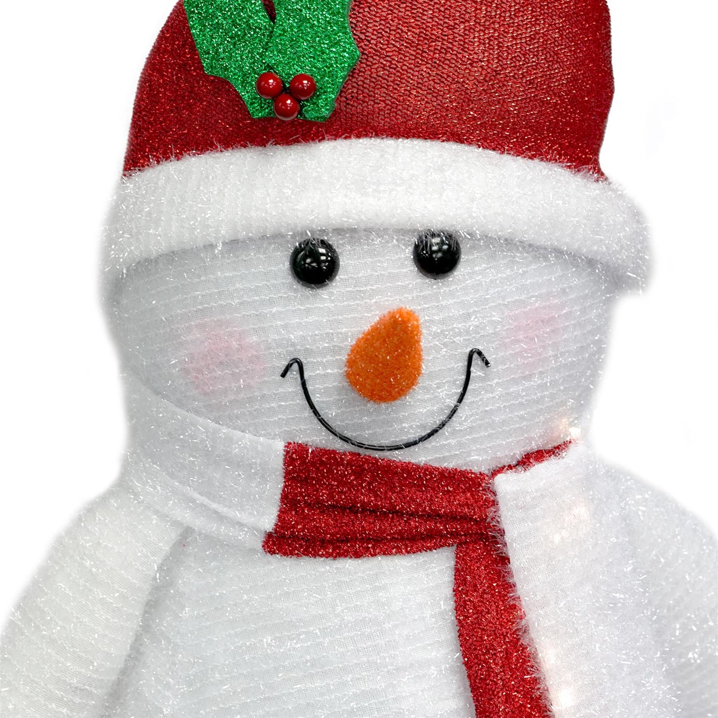 Collapsible Snowman Christmas Decoration with LED lights by The Magic Toy Shop - UKBuyZone