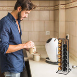 Coffee Capsules Pods Holder Kitchen Organizer by Geezy - UKBuyZone